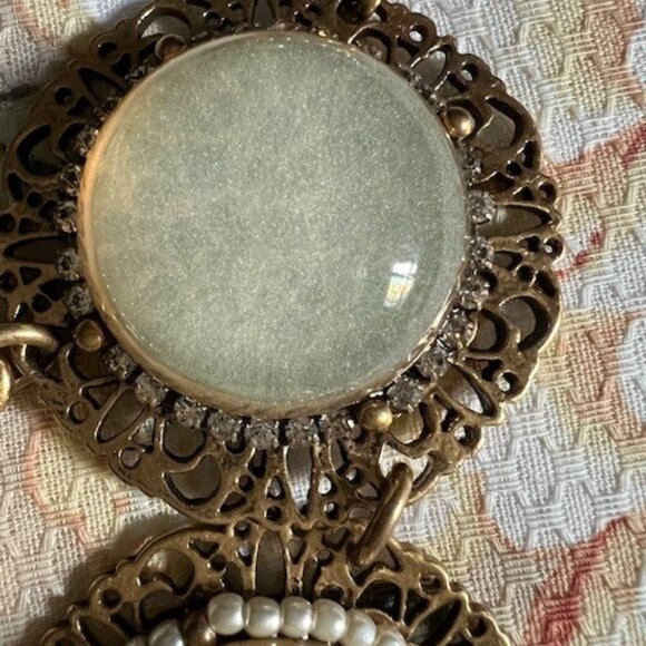 Chico's statement necklace set which includes 1bracelet, 2 pairs of earrings - Picture 2 of 13